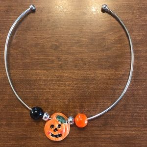 Silver Halloween Choker